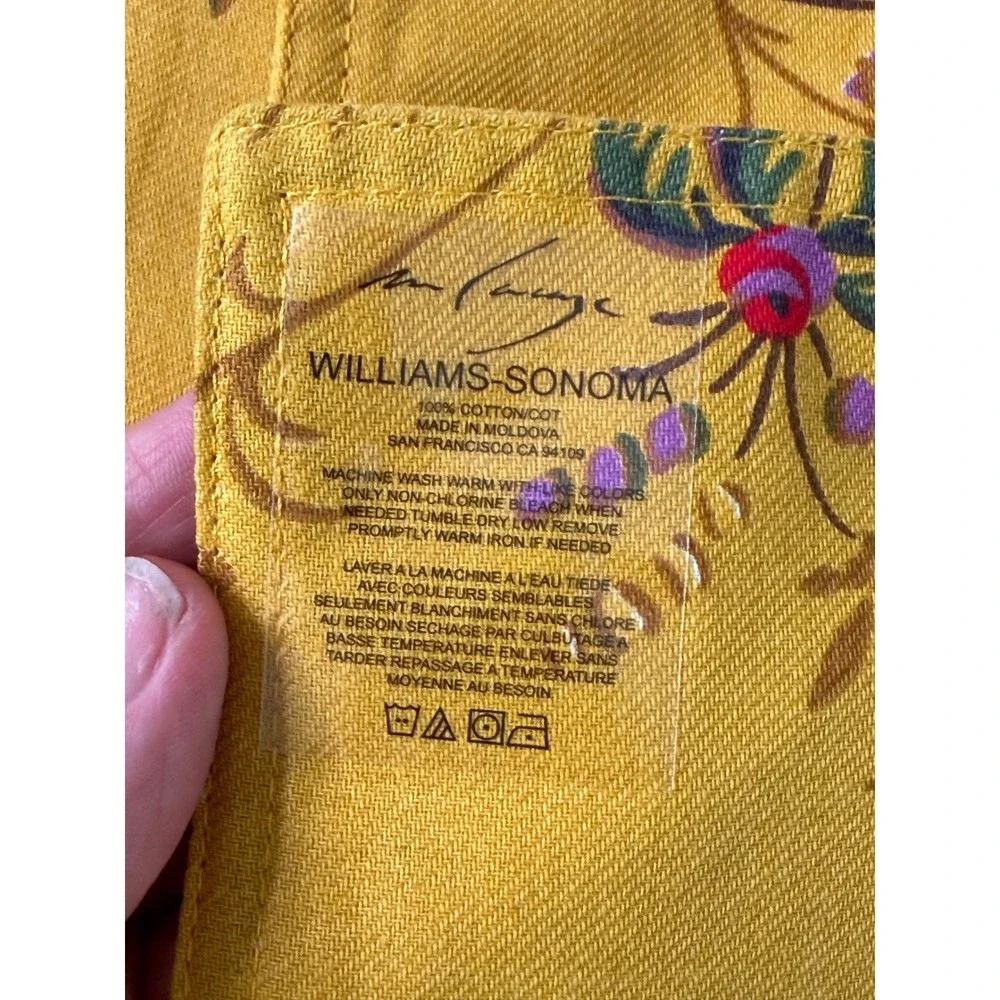Williams Sonoma Marc Lacaze Farm Rooster Placemats (4) 20x14 NWOT Country Chic